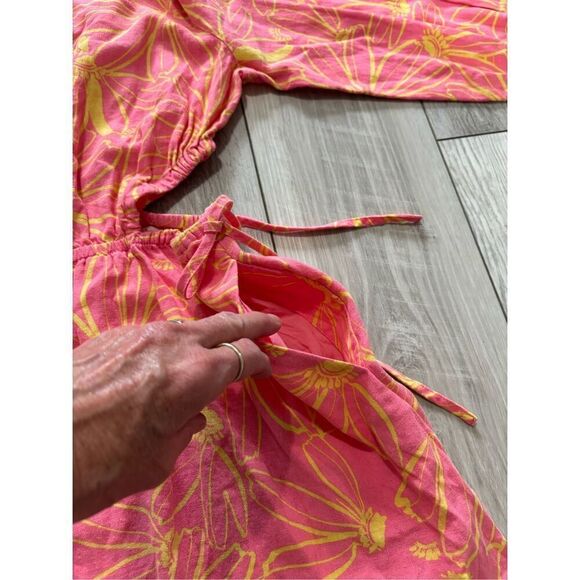 Universal Thread cut out sides linen knee length dress size XL - Picture 7 of 14